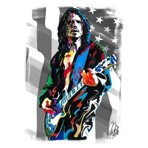 Chris Cornell Soundgarden Rock Music Poster Print Wall Art 18x24